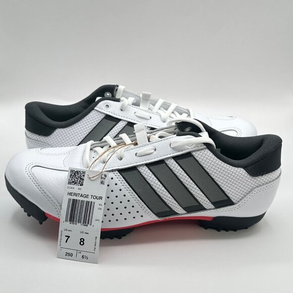 Men\'s Adidas Heritage Tour Cycling Shoes White IE1400 Size  Men 7/ Women 8 main image 4